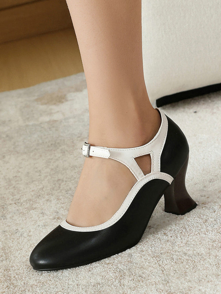 Vintage Elegant Schuhe mit Spitz und Cone