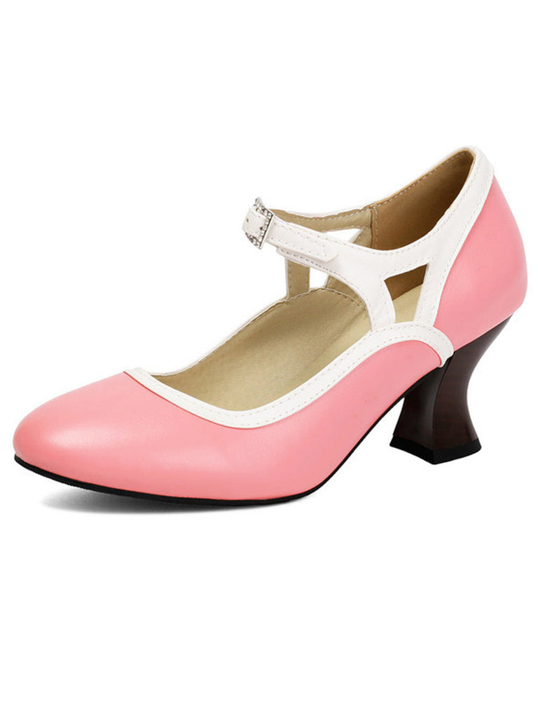 Vintage Elegant Schuhe mit Spitz und Cone