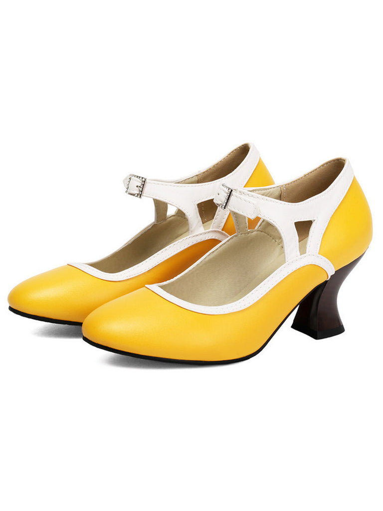 Vintage Elegant Schuhe mit Spitz und Cone