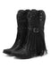 Boots mit Spitz und Quaste