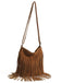 Vintage Boho Tasche mit verstellbarer Träger und Fransen