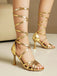Vintage Stiletto-Schuhe mit Knöchelriemen