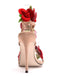 Vintage 3D Rose Wickeln Sie Stiletto-Absätze ein