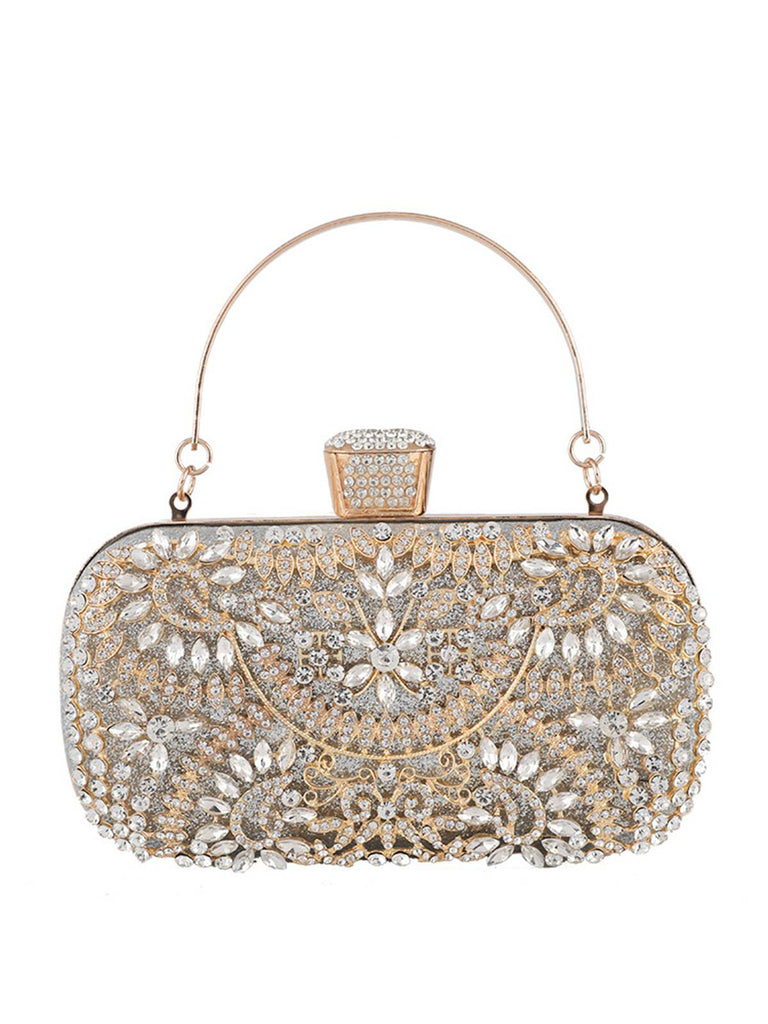 Vintage Strass Abend-Clutch