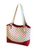 Polka Dots Patchwork Leder Tragetasche