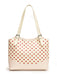 Polka Dots Patchwork Leder Tragetasche