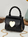 Lack Leder LOVE Mini Handtasche