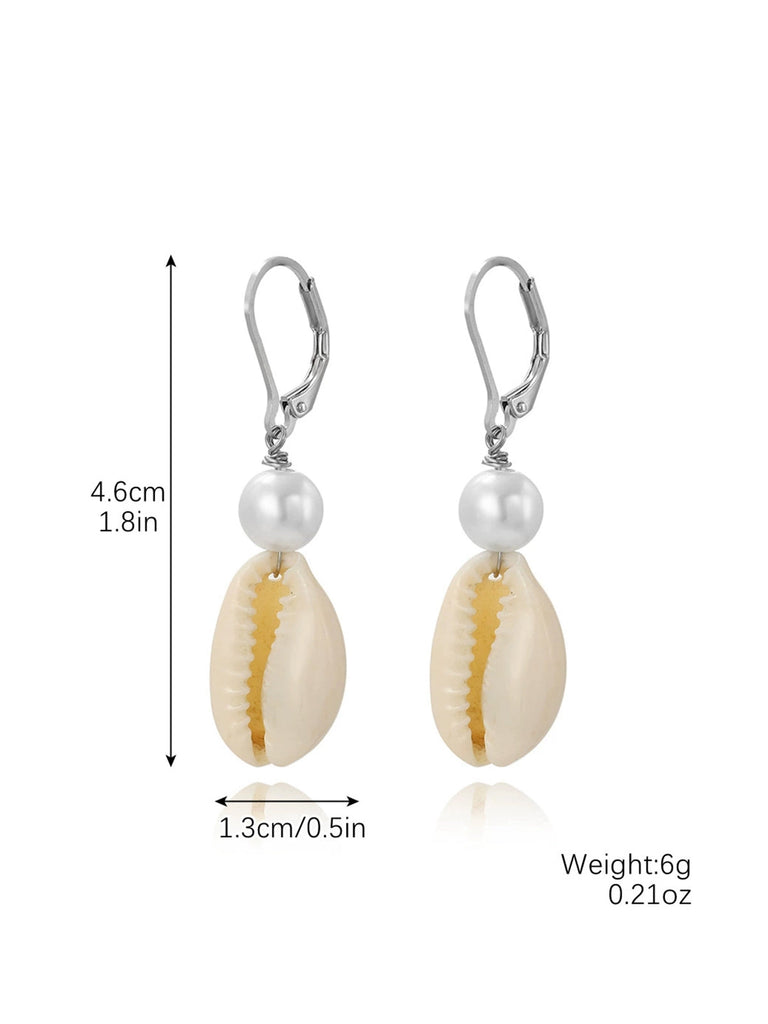 Perle Meerjungfrauen Tail SeaHülse Ohrhänger