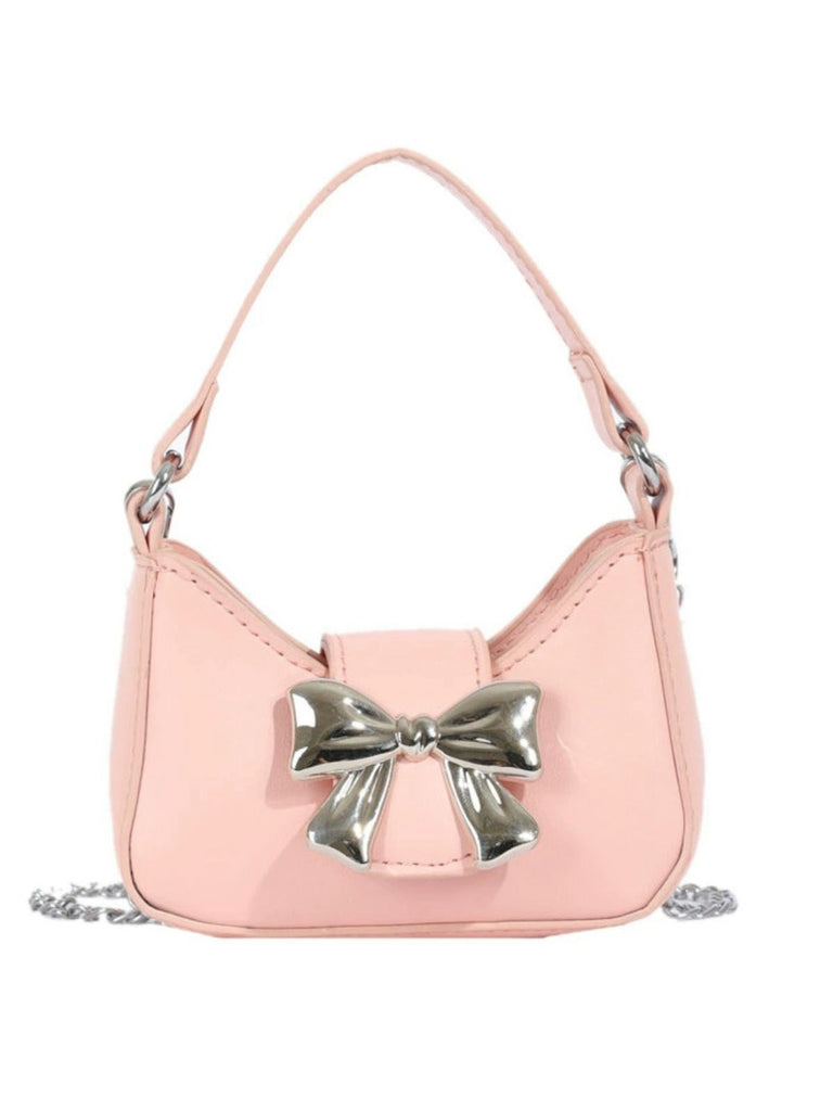 Vintage Leder Bogen Handtasche