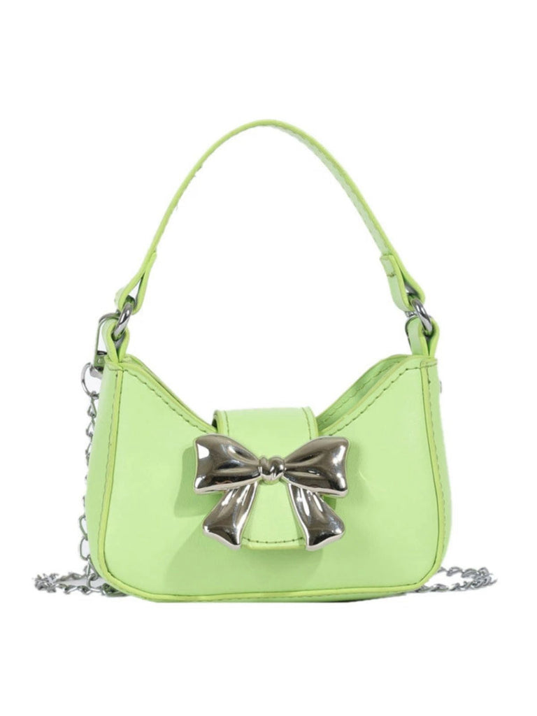 Vintage Leder Bogen Handtasche