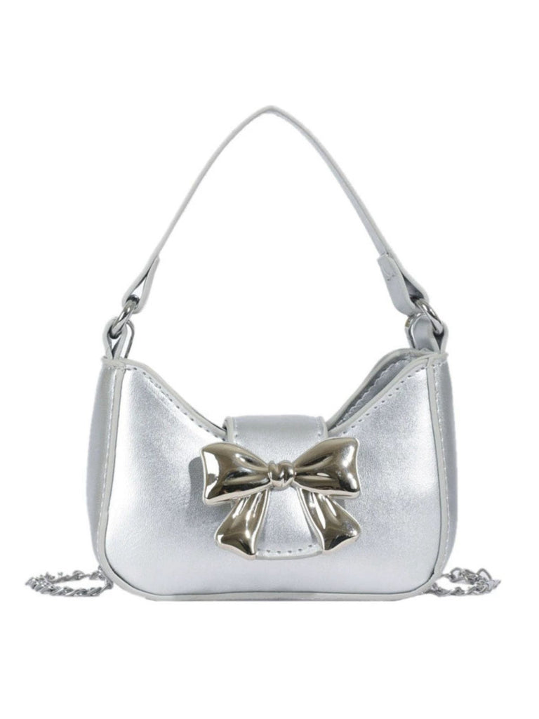 Vintage Leder Bogen Handtasche