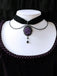 Vintage Dunkle Rose Viktorianisch Gothic Halskette