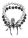 Gothic Schmuck mit Spider und Charm in Silber & Schwarz