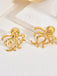 Goldene Ohrhänger mit Marine und Oktopus