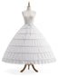 Weißer 70er Petticoat mit Spitze und Stufen