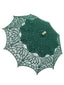 Spitzen-Sonnenschirm mit Blumen und Cut-out