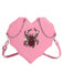 Gothic Fledermaus-Schultertasche mit Strassspinne und Spinnennetz