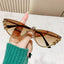 Retro Strasssteinchen Katzenaugen Sonnenbrille