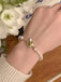 Tulpe Perle Legierung Vintage Armband