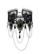 Gothic 3D Rose & Stickerei Spitze Choker Halskette