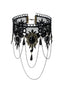 Gothic 3D Rose & Stickerei Spitze Choker Halskette