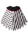 Schwarz & Weiß 1950er Halloween Horror Clown Cosplay Cape