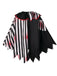 Schwarz & Weiß 1950er Halloween Horror Clown Cosplay Cape
