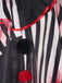 Schwarz & Weiß 1950er Halloween Horror Clown Cosplay Cape