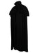 1930er Solide Halloween Gothic Mittelalterlich Tod Mantel