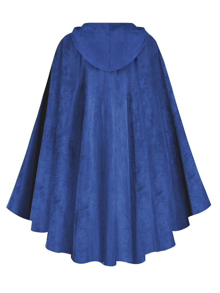 1940er Halloween Mittelalterlich Wildlederimitat Cloak Mantel