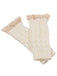Vintage Spitze Patchwork Verdreht Stricken Fingerlos Handschuhe