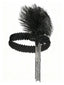 1920er Gatsby Feder Pailletten Perlen Kopfschmuck