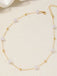 Vintage Halskette mit feiner Goldkette und Perlen