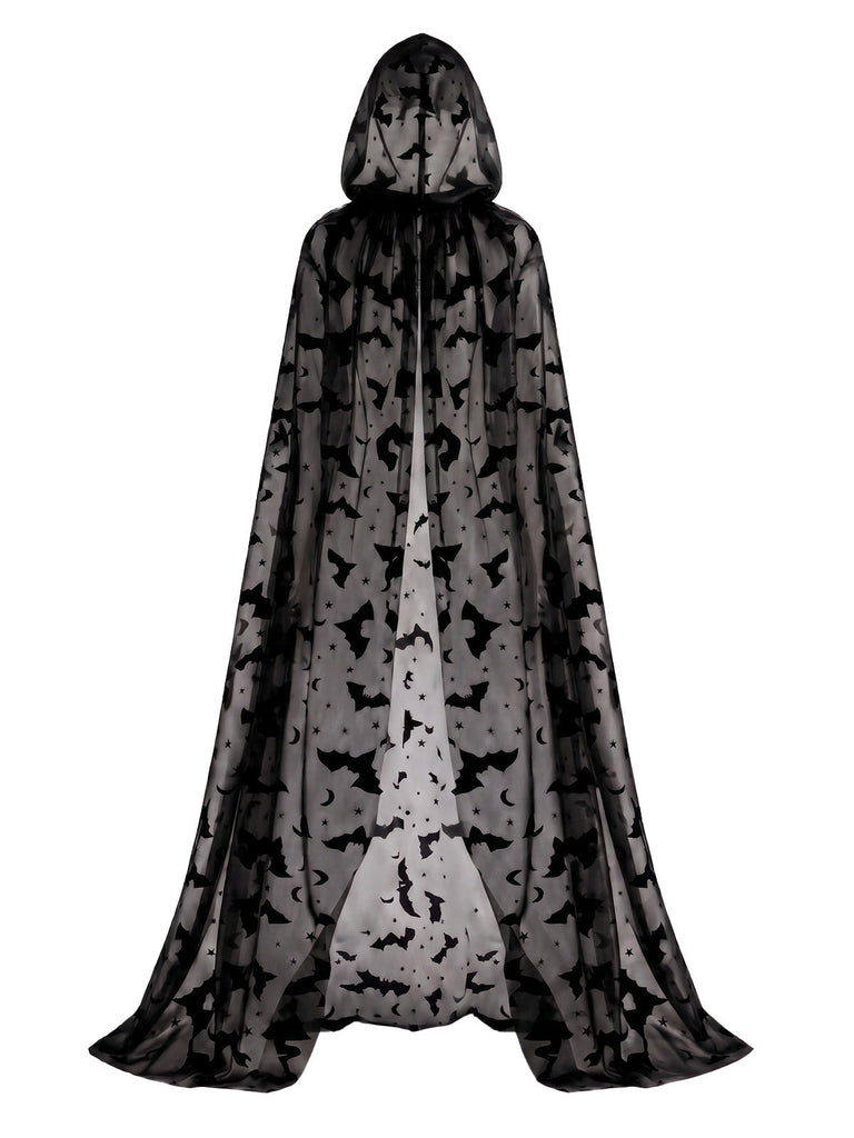 30er Halloween mit Bat-Print und Lang