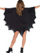 70er Gothic Halloween Poncho mit Spinnennetz