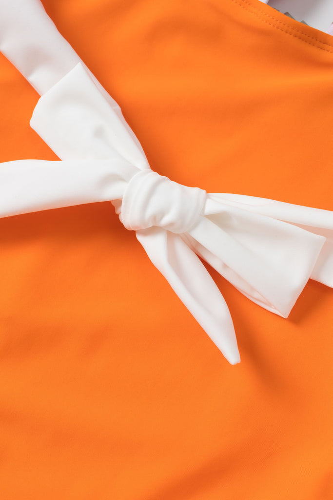 Fliege Floral Cross Straps Badeanzug