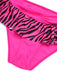 Rosa 1950er Träger Zebra Bikini Set