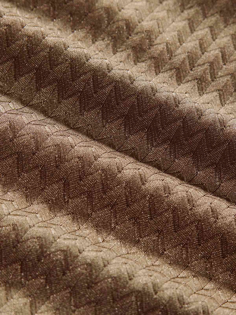 1950er Strukturiert Stoff Farbig Steine Bikini Set