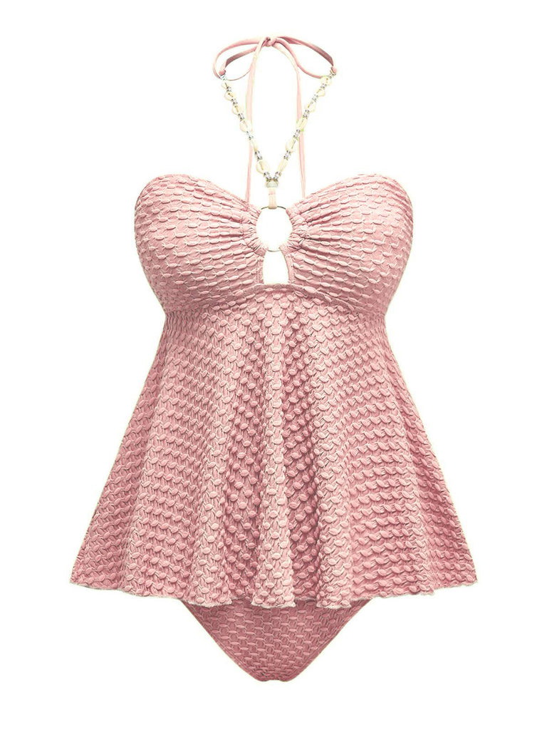 1940er Muschel Kette Schnürung Halfter Bademode