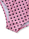 [Vorverkauf] Rosa 1960er Polka Punkt Spitze Einteiliger Badeanzug