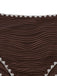 Beige Brown 1950er Halter High-Waist Ribbed Bikini Set