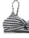 Schwarzes & Weißes 30er Vintage Bikini-Set mit Farbblock