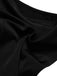 Schwarzes 70er Gothic Bikini-Set mit Neckholder und Cut-out