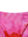 Pinkfarbenes Tankini-Set im Ombré-Stil der 1950er Jahre (4-teilig)