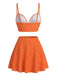 Tankini-Set mit Polka-Dots und Bügeln aus den 1950er Jahren, Set 7