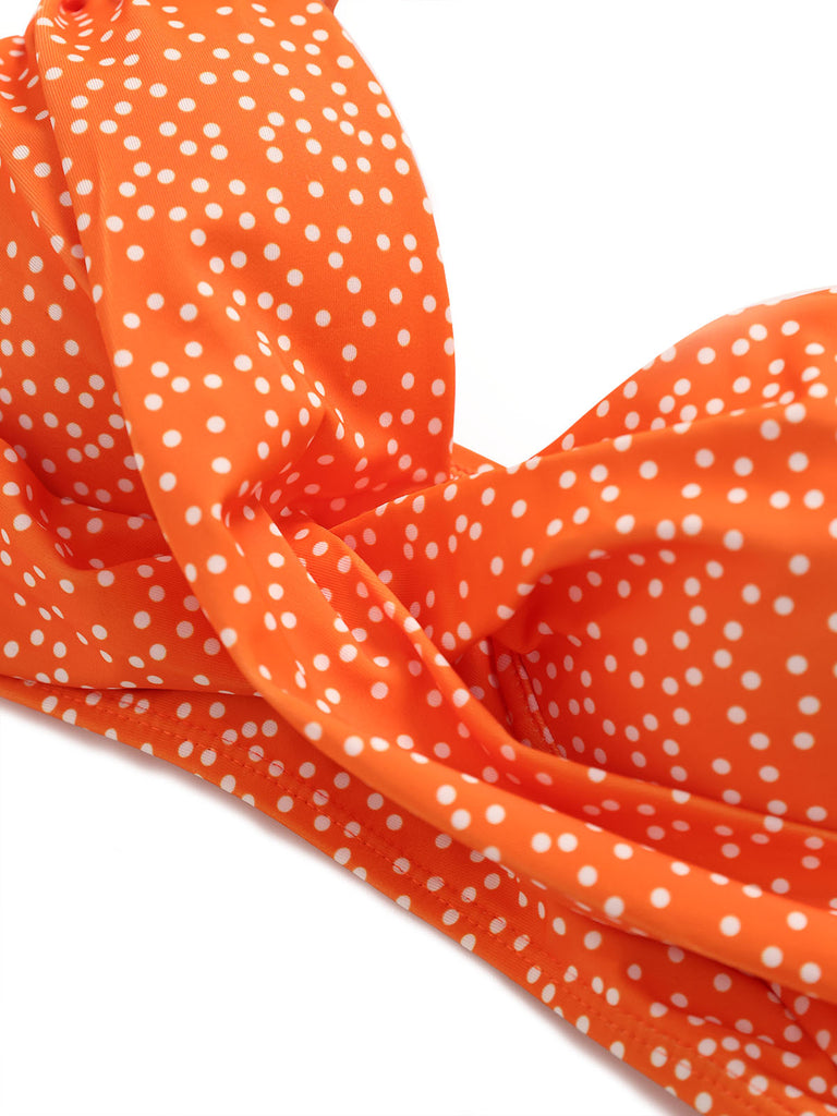 Tankini-Set mit Polka-Dots und Bügeln aus den 1950er Jahren, Set 9