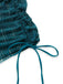 50er Bikini-Set & Cover-Up mit Neckholder und Glitzer