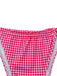 Rosa 50er Bikini-Set mit Neckholder und Gingham