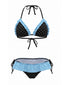 80er Bikini-Set mit Polka-Dots und Neckholder