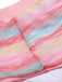 [Vorverkauf] Multicolor 1960er Regenbogen Masche Badeanzug